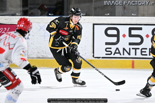 2024-10-10 Valpellice Bulldogs-Mastini Varese 03265 William Eino Henrik Maekinen
